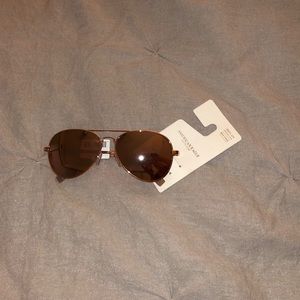 American eagle rose gold aviator sunglasses